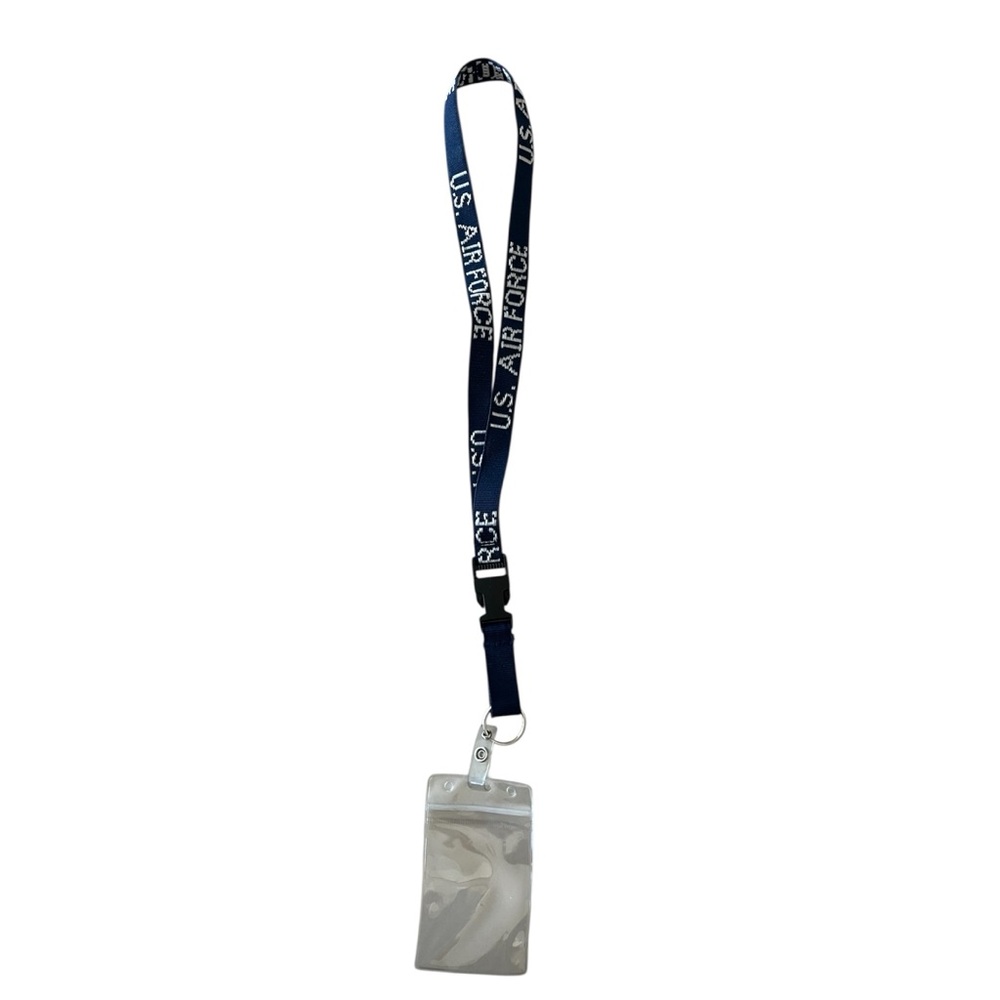 U.S. Air Force Lanyard With ID Holder, Detachable, Blue, USAF